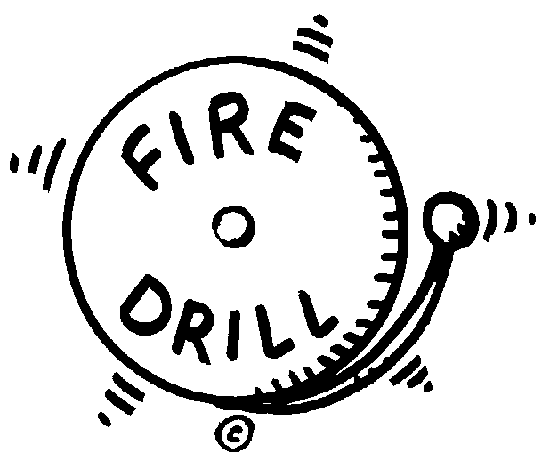 fire drill | Special Events | Clip Art Gallery | DiscoverySchool.