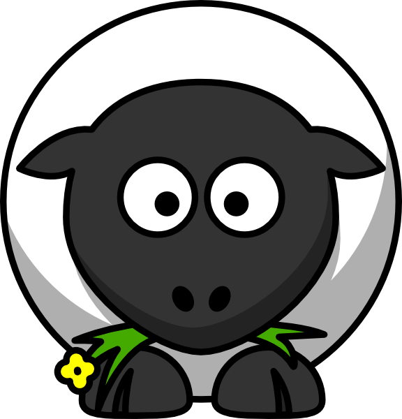 Cartoon Sheep clip art - vector clip art online, royalty free ...