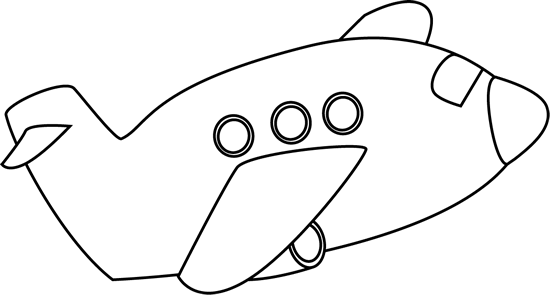 Black And White Airplane With Banner Clipart | Clipart Panda ...