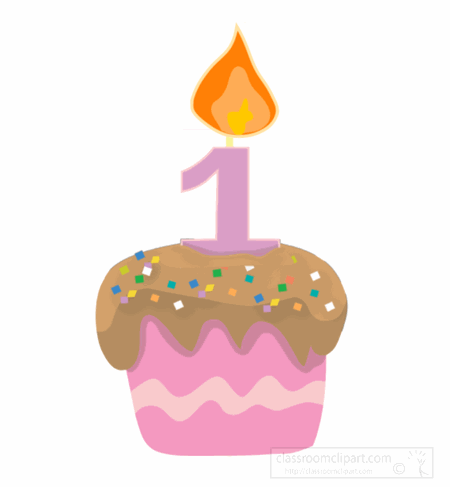 Holidays and Special Occassions Animated Clipart: birthday-candle ...