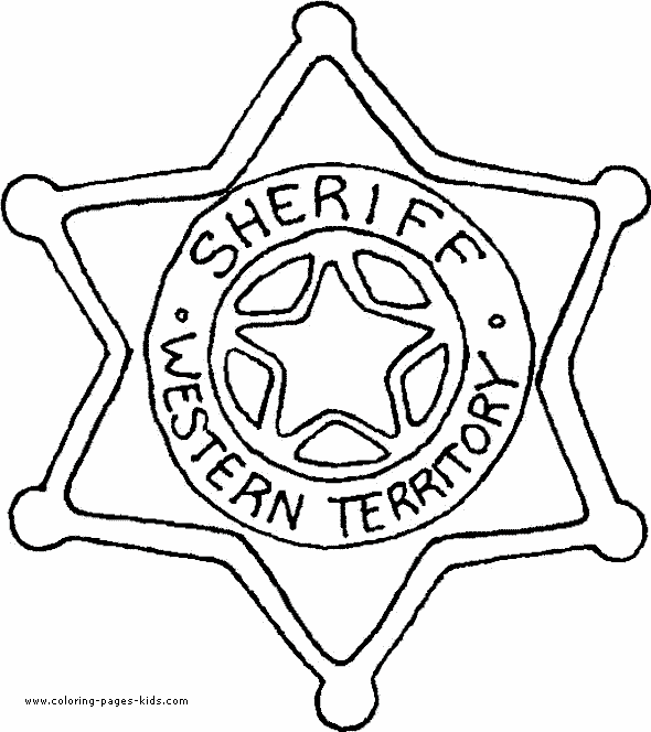 Sheriff Badge Printables - Honningpupp II