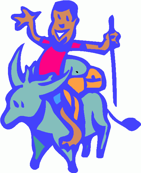 man_riding_bull clipart - man_riding_bull clip art