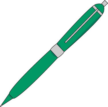 Ink Pen Clip Art Image - green | Clipart Panda - Free Clipart Images
