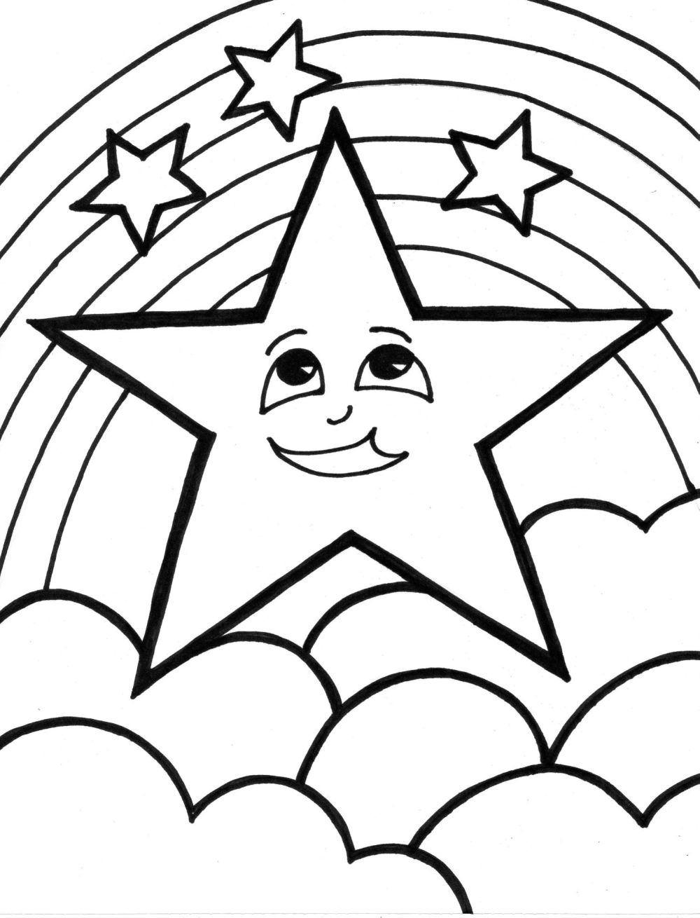 Shooting star coloring pages - Coloring Pages & Pictures - IMAGIXS