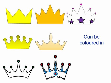Crown Clip Art PowerPoint Template
