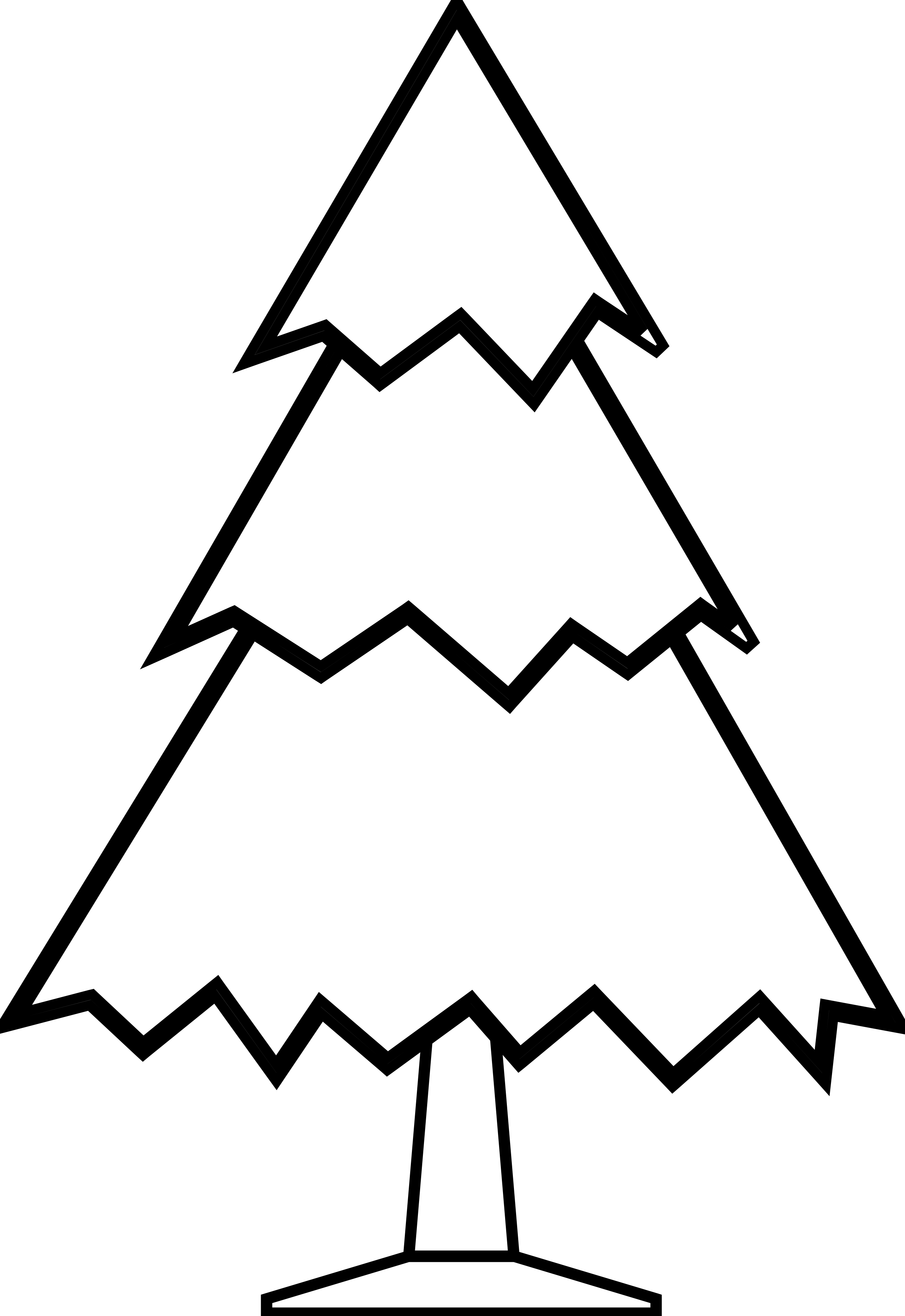 Simple Black And White Tree Drawing | Clipart Panda - Free Clipart ...