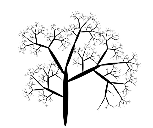 Boab tree fractal | Clipart Panda - Free Clipart Images