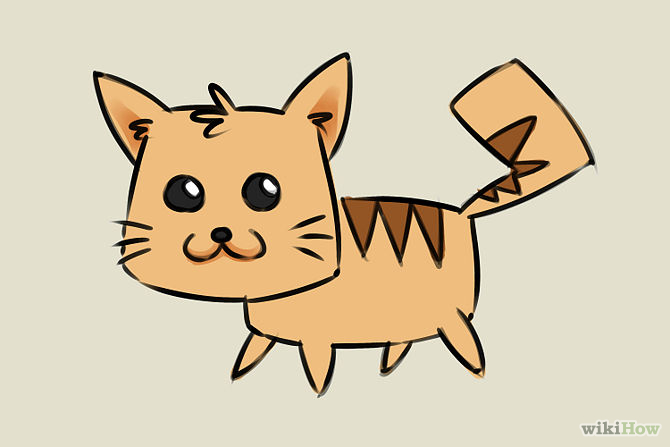 4 Ways to Draw a Kitten - wikiHow