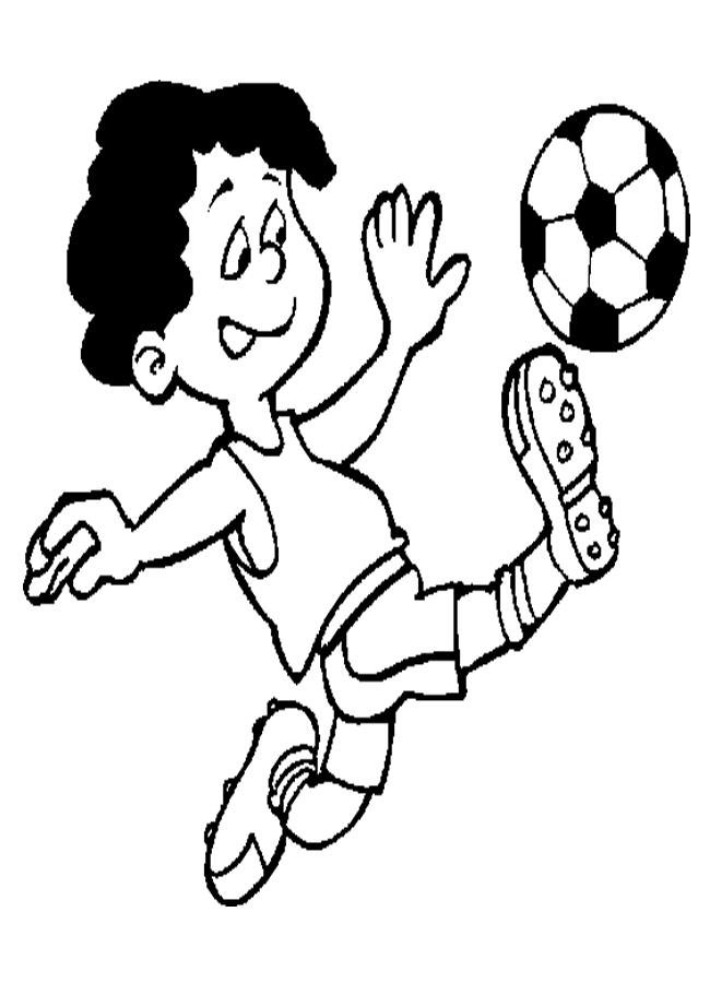 girl soccer coloring pages for kids | Coloring Pages For Kids