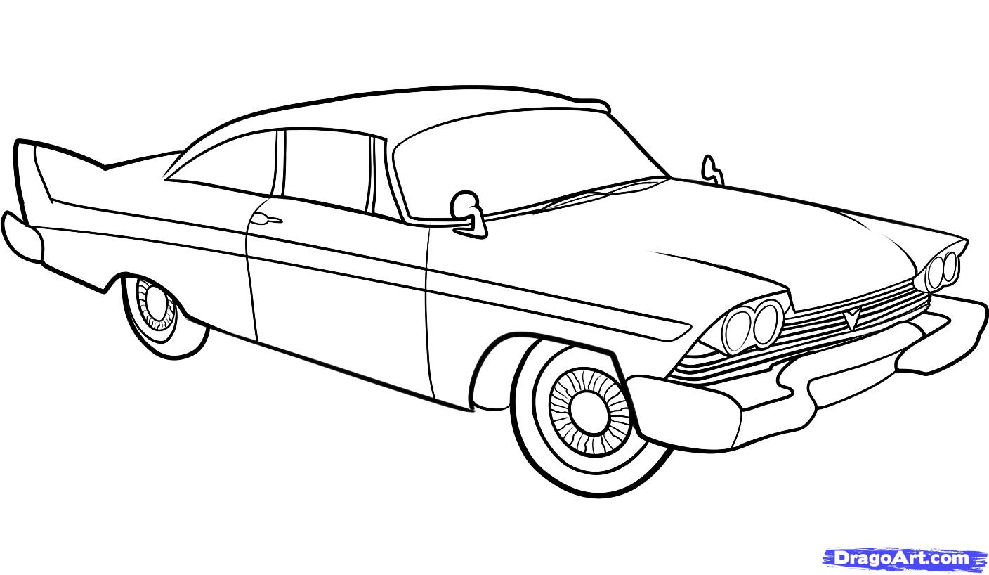 How to Draw an Old Car, Old Car, Step by Step, Cars, Draw Cars ...