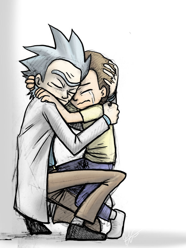 Rick and Morty Hug by jameson9101322 on deviantART