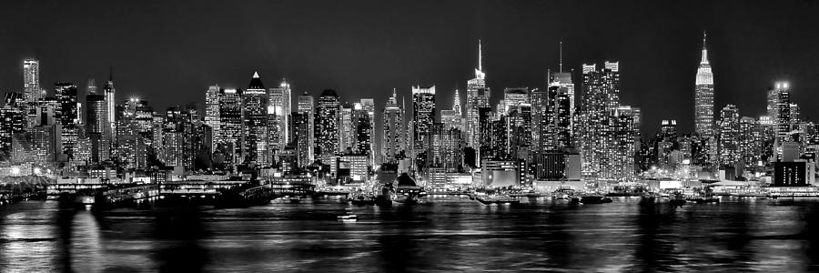 New-York-Skyline-Black-And-White-Silhouette - Mondo