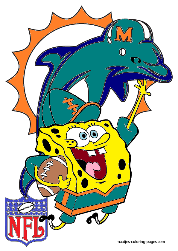 SpongeBob Miami Dolphins by bubbaking on DeviantArt
