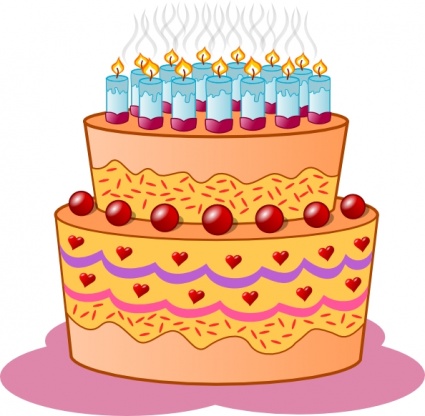 Free Cartoons Birthday Cake - ClipArt Best