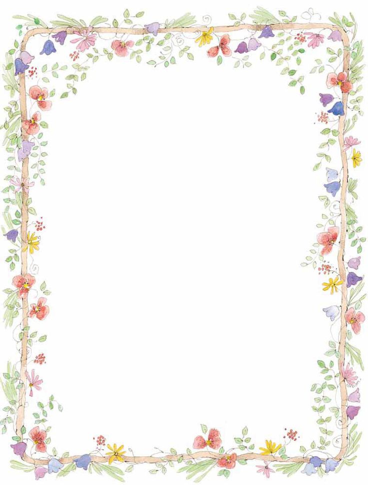 Free Flower Border Clip Art | we are here to witness the marriage ...