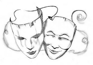 to-draw-the-happy-and-sad-theatre-masks-for-a-new-tattoo-she-wants ...