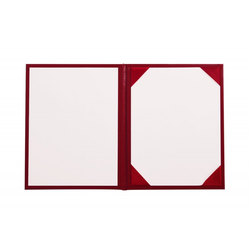 Red Imprinted Diploma Cover - Graduation Shop