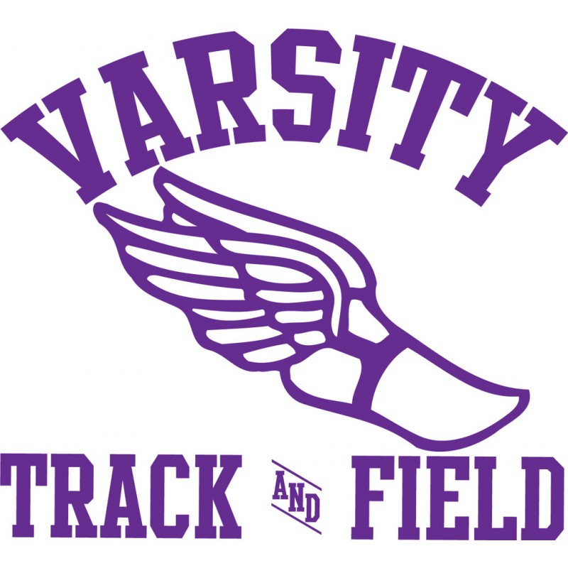 Varsity Track and Field Wall Decal