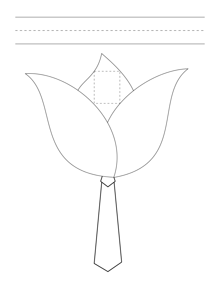 Gallery For > Tulip Flower Template Printable