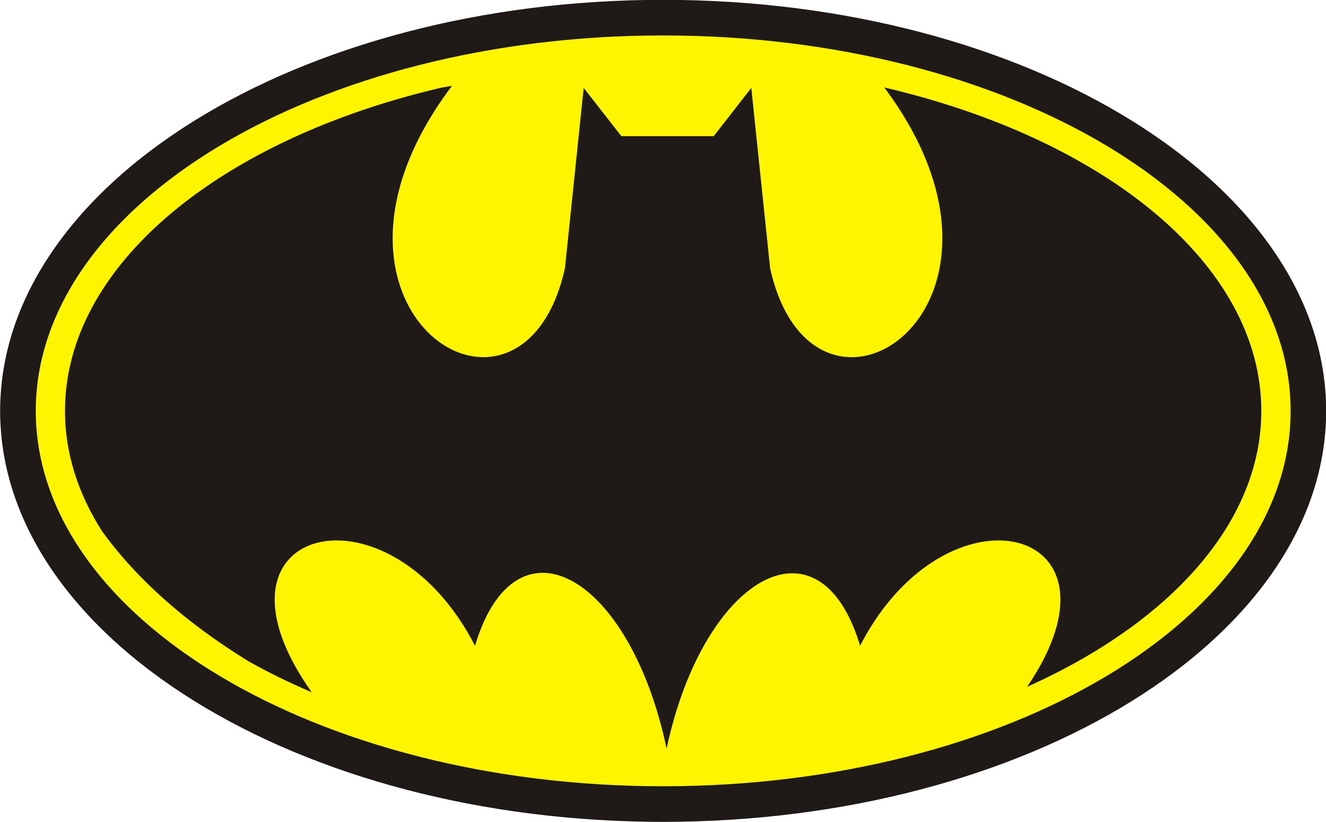 Outline Of Batman Symbol - ClipArt Best