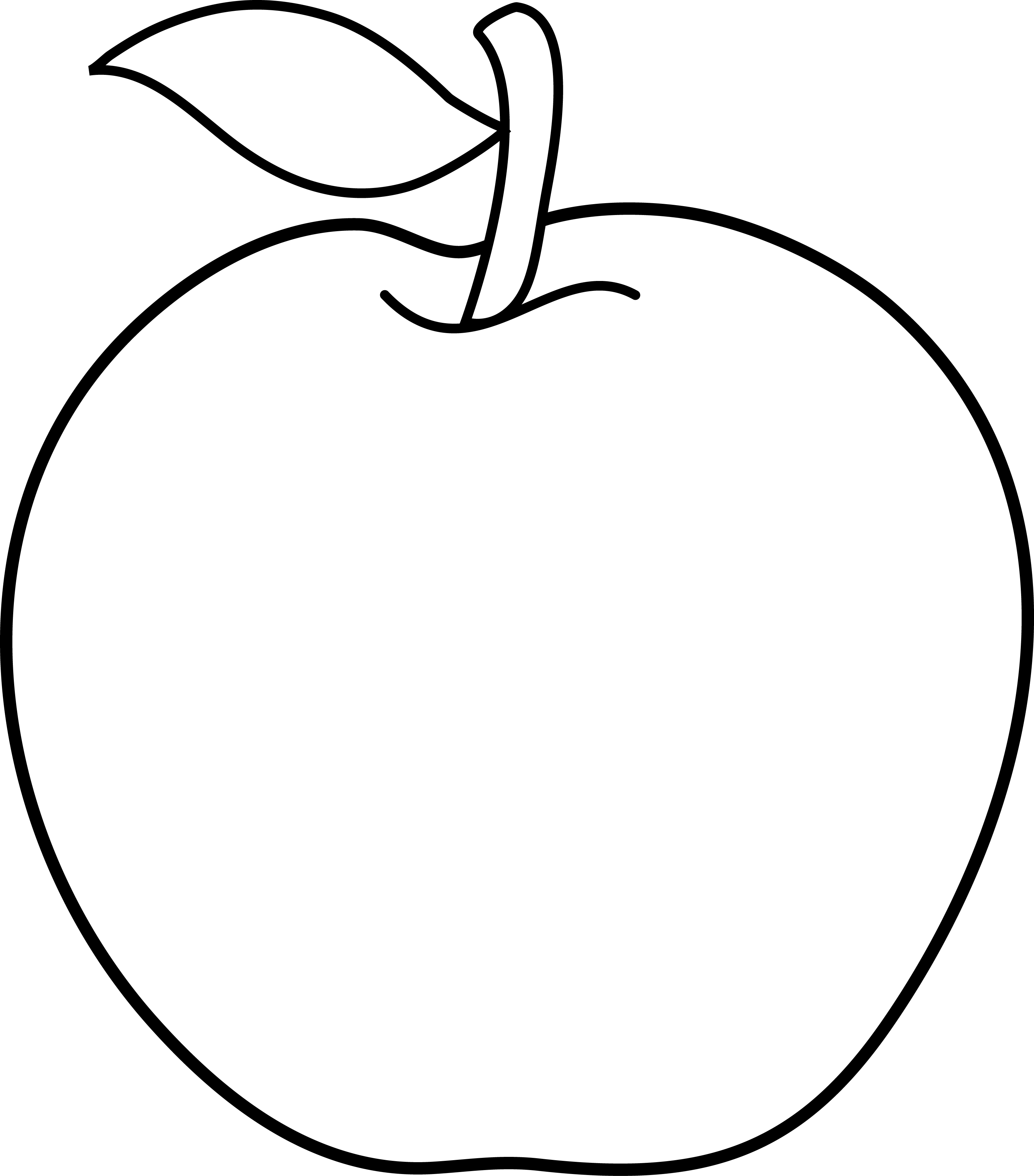 Black And White Apple Clip Art - Cliparts.co