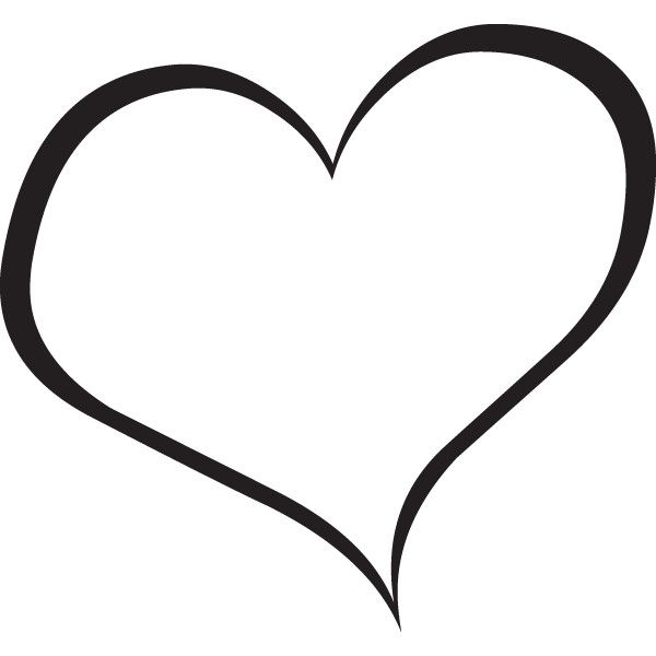 valentine clip art free black and white - photo #42