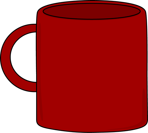 Red Mug Clip Art - Red Mug Image