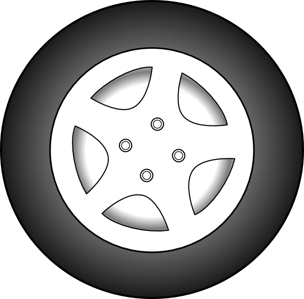 Wheel Chrome Rims clip art Free Vector / 4Vector