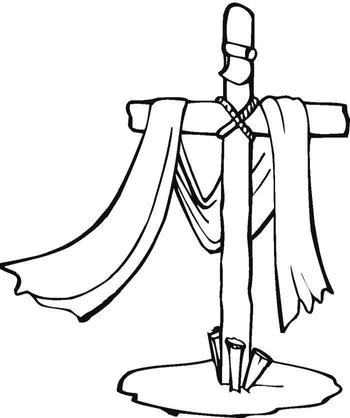 Pictures Good Friday Cross Coloring Pages - Good Friday Cartoon ...