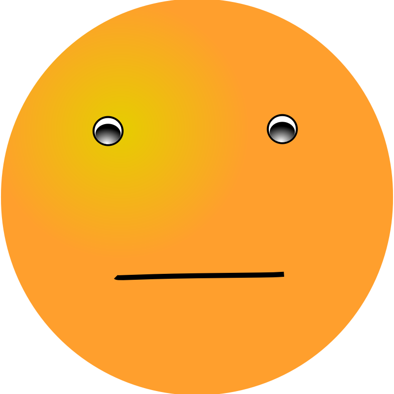Clipart - Smiley: Puzzled
