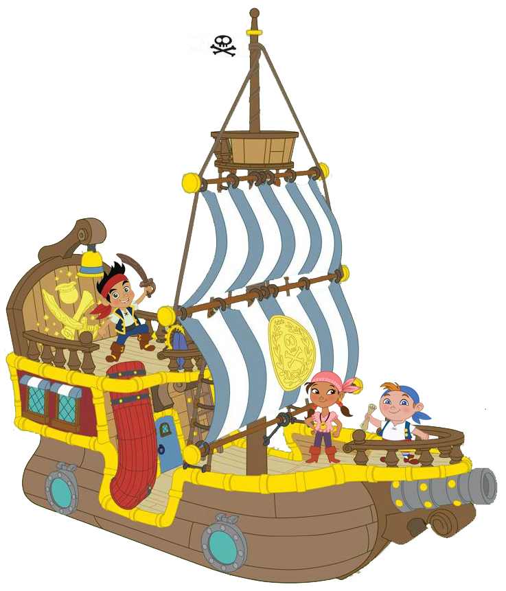 Jake And The Neverland Pirate Clipart Black And White | Clipart ...