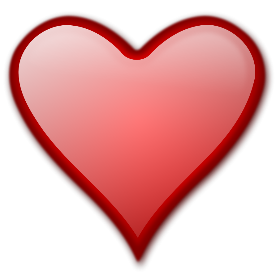 Heart Gloss 2 small clipart 300pixel size, free design - ClipartsFree