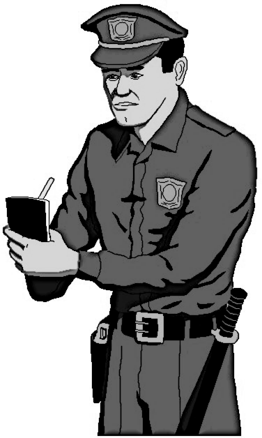 security guard clipart black and white - photo #36