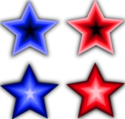Red White And Blue Stars Clipart - ClipArt Best