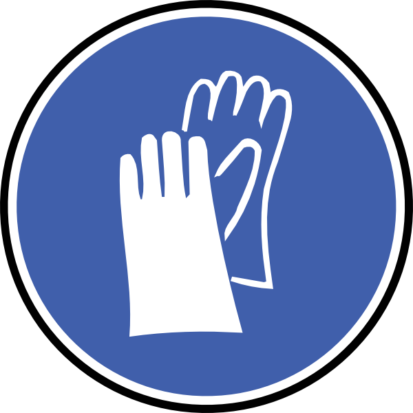 Wear Gloves clip art - vector clip art online, royalty free ...
