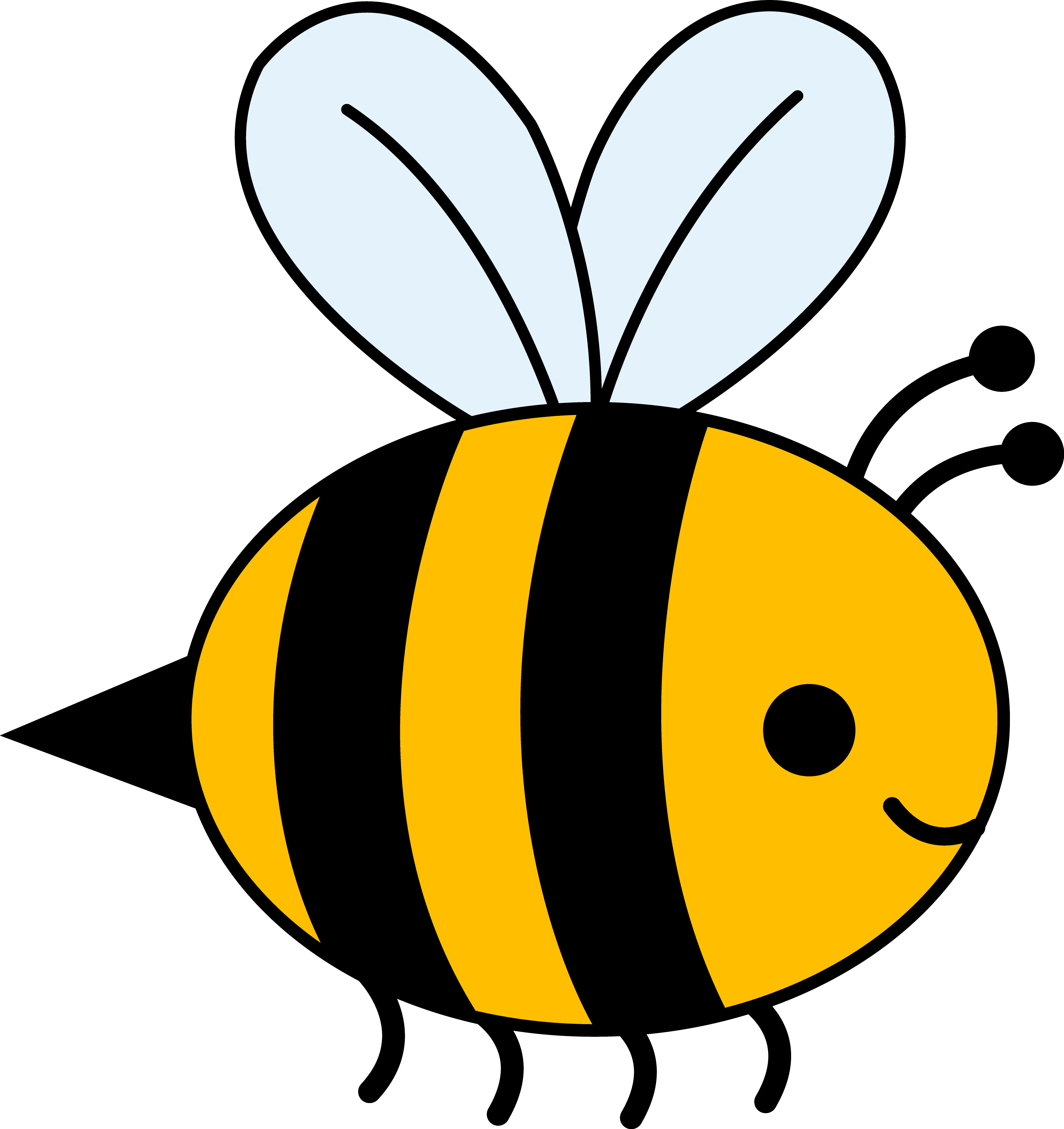 free clipart of honey bees - photo #11
