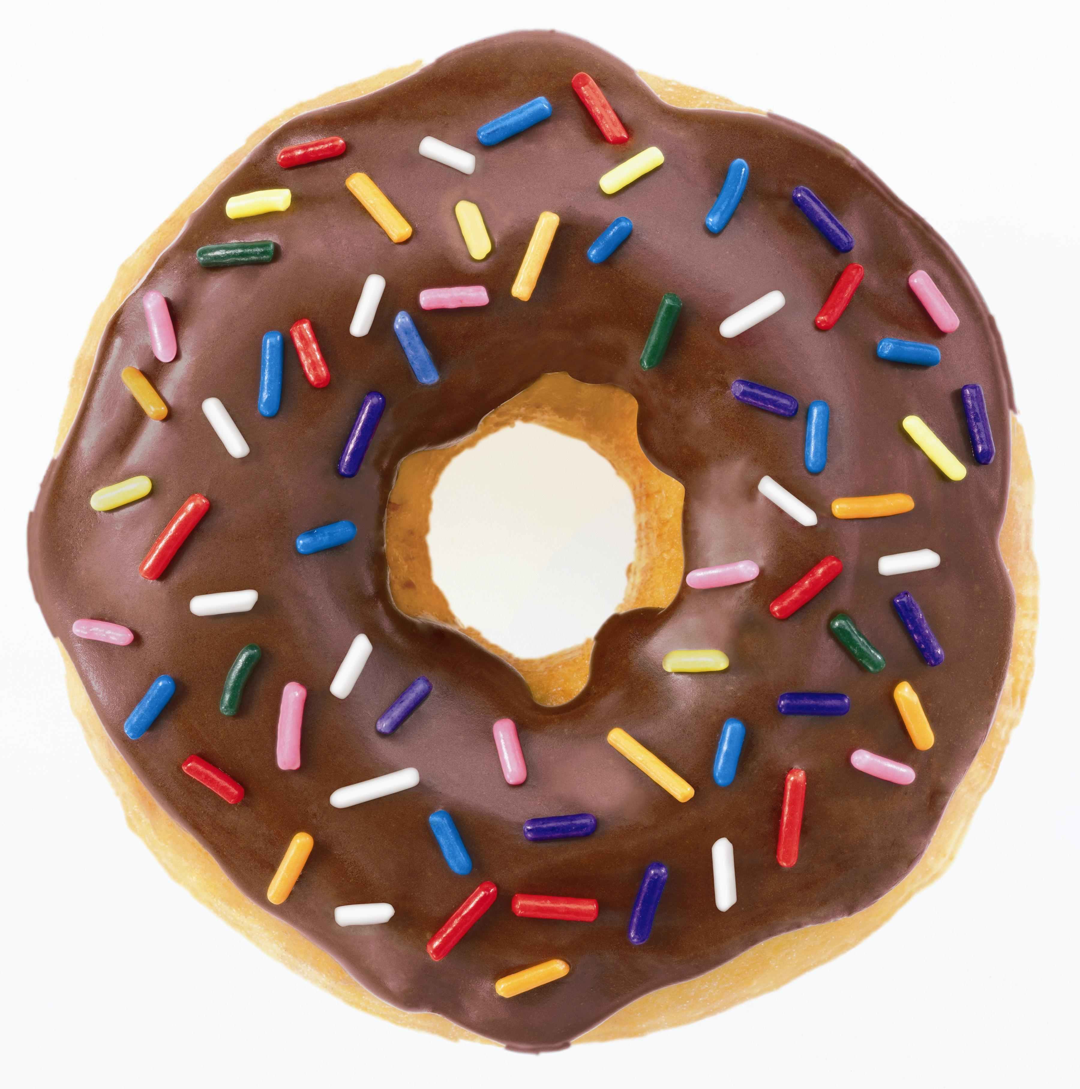 Choco Donut image - vector clip art online, royalty free & public ...