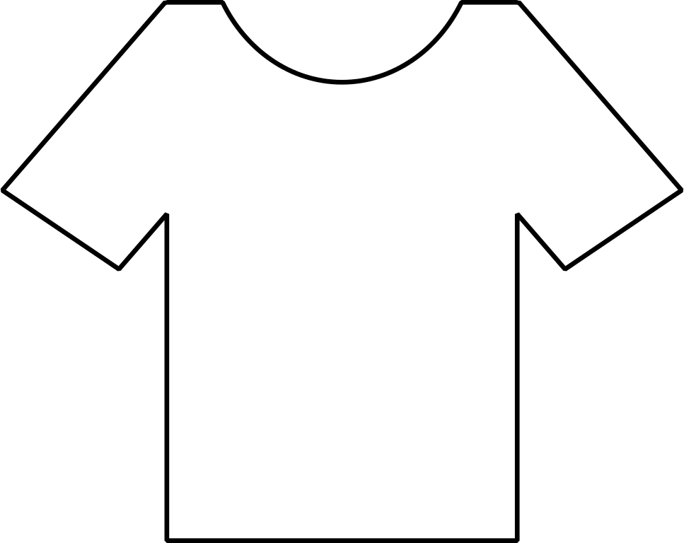 File:T-shirt (White).svg - Wikimedia Commons