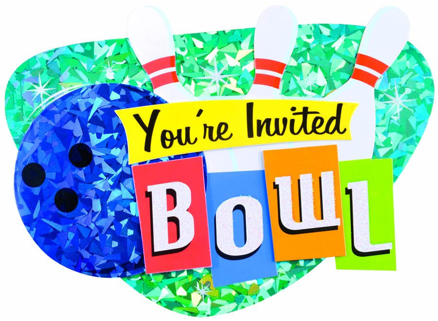 Jumbo Bowling Invitations | 8ct for $6.37 in Children Events ...