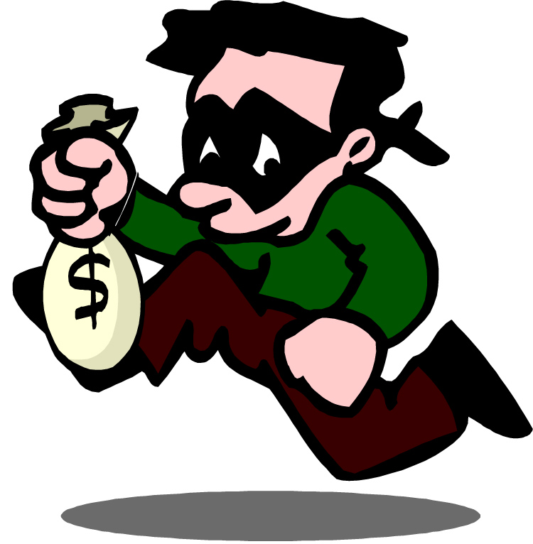 free clipart bank robber - photo #46