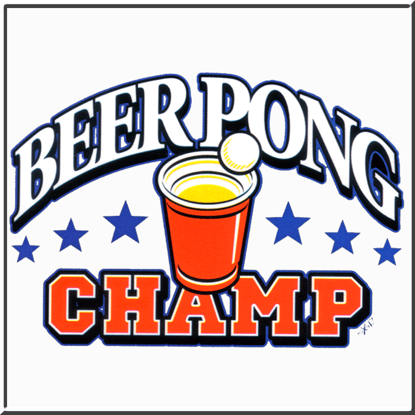 Beer Pong Champ Drinking Game Party Shirt s 2X 3X 4X 5X | eBay