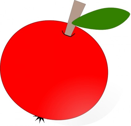 Red Apple clip art Vector clip art - Free vector for free download