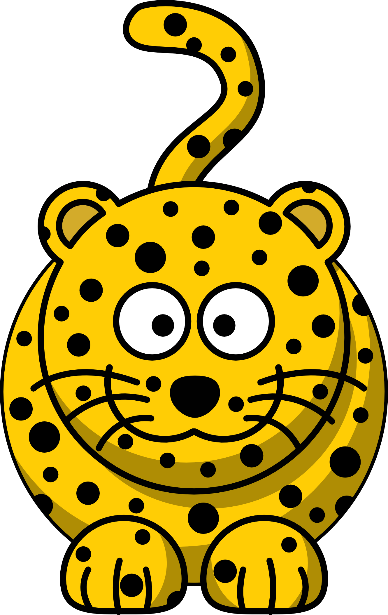 Clip Art: Cartoon Leopard Redonkulous clipartist ... - ClipArt ...