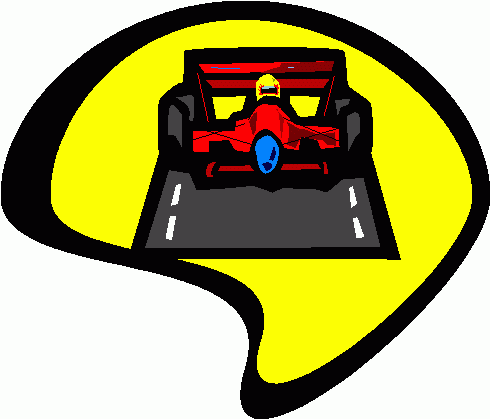 Card Depictingracing Lawnmower Front | auto racing helmet