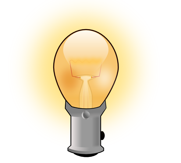 Light Bulb clip art - vector clip art online, royalty free ...