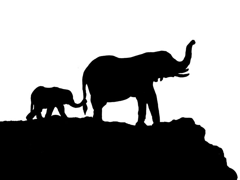 Elephant Stencil - ClipArt Best
