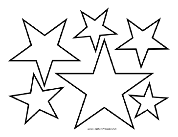 Star outline template pictures picture | Black Background and some ...