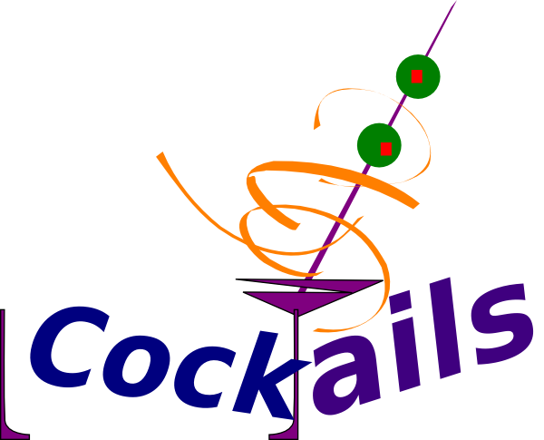 Simple Cocktails clip art - vector clip art online, royalty free ...