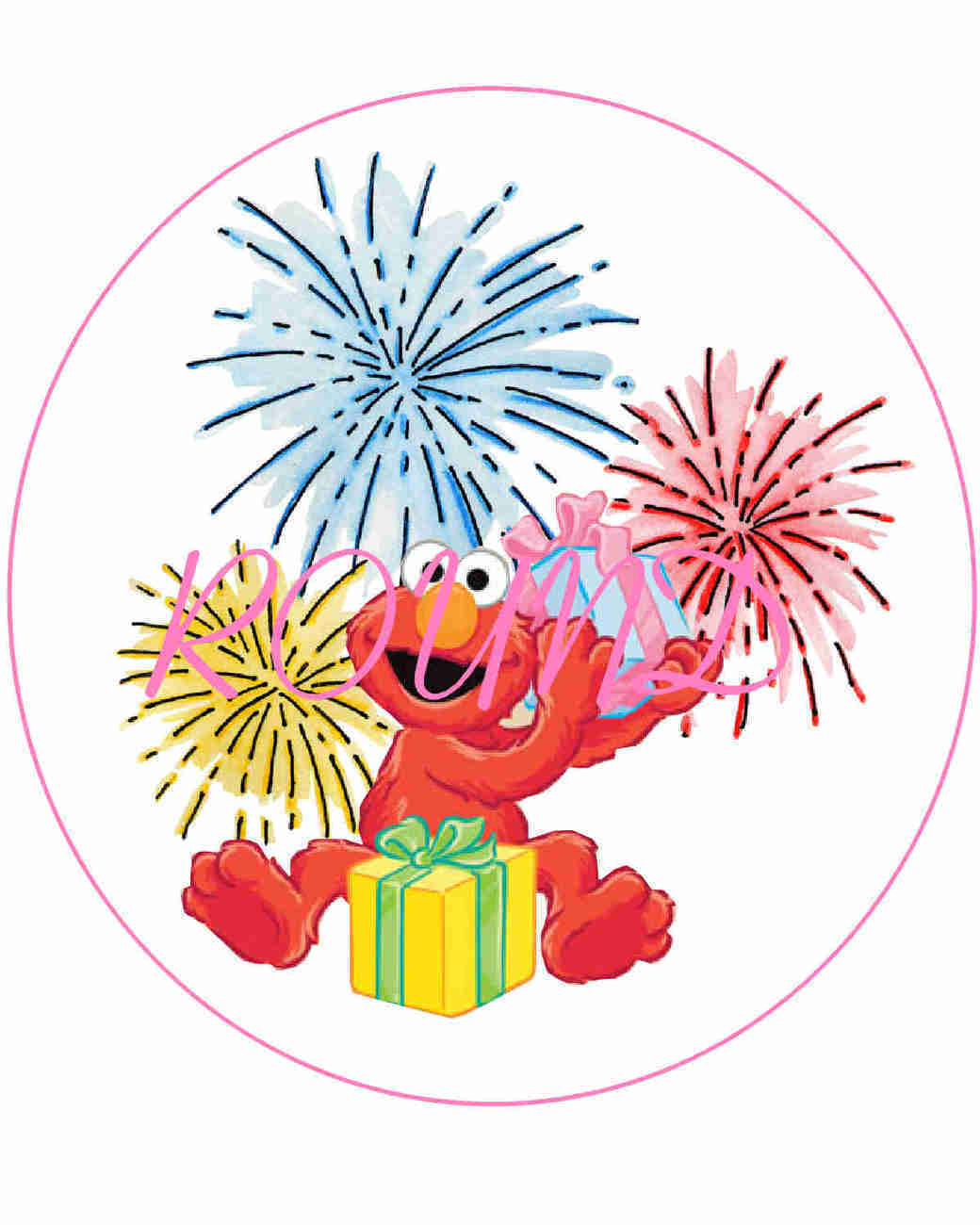 Pix For > Elmo Birthday Clip Art