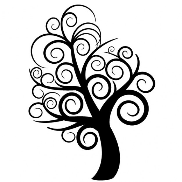 Tree with swirly branches | Download free Vector - ClipArt Best ...